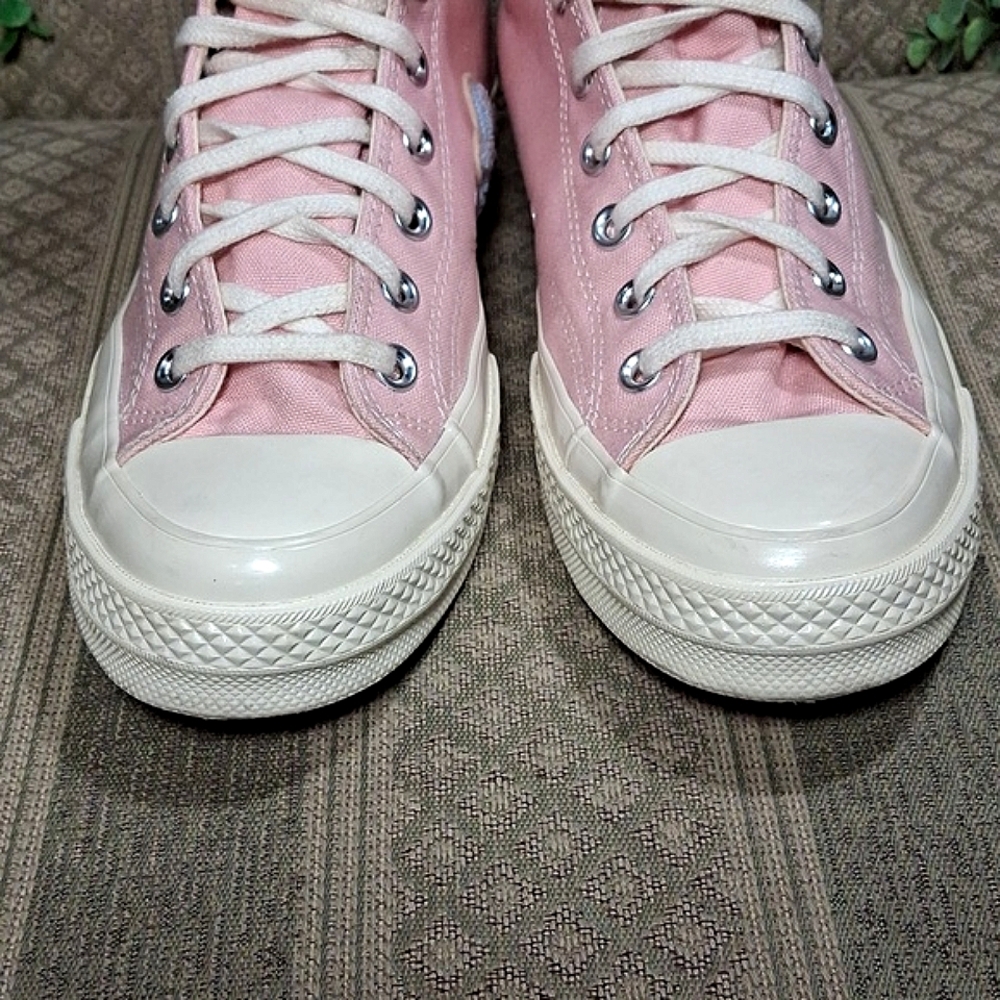 Converse X Golf Le Fleur 70 Chenille Almond Blossom Chuck Taylor Hi Top - Picture 13 of 16